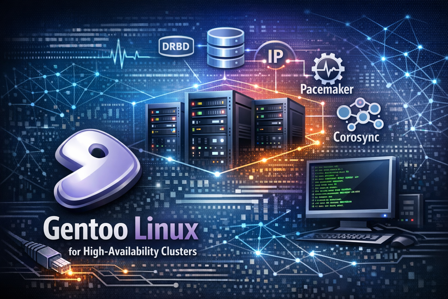Gentoo Linux as a Host System for High-Availability Clusters